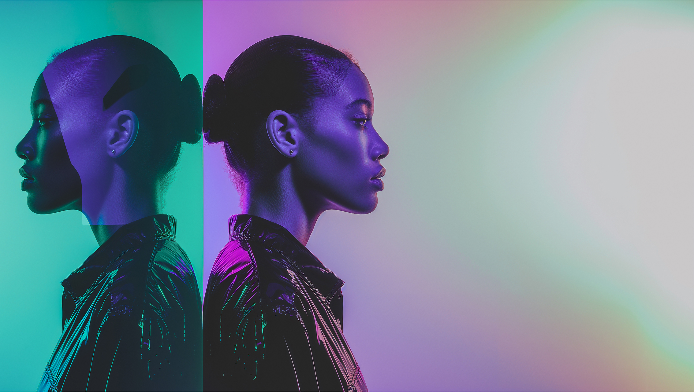 A woman with a black shirt and a ponytail.

Description generated by AI